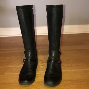 Dansko Black Leather Boots